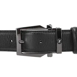 Mochi Men Textured Leather Formal Belt image 3
