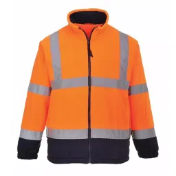 RS PRO Navy/Orange Men Hi Vis Fleece, M Model No 9186049-picture-20