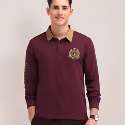 U.S. Polo Assn. Men Graphic Printed Polo Collar Cotton Slim Fit T-shirt-picture-40