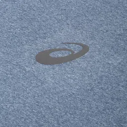 ASICS Women Blue Solid BASIC SS Sports Running T-shirt with Logo Detail image 4