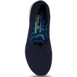 Skechers Women's SEAGER Navy Slip-On Shoes image 4