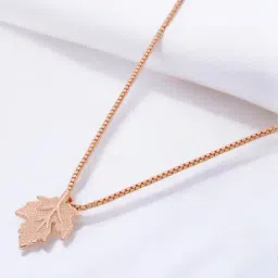 crash.club By CKC 925 Silver Leaf Pendant Necklace-picture-26