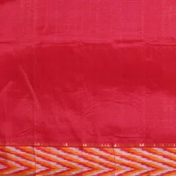 Unnati Silks Black & Pink Silk Woven Saree With Unstitched Blouse image 4