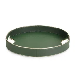 Pure Home and Living Green Mdf Small Round Tray image 4