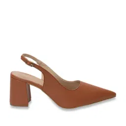 Scentra Women's Leslie Tan Back Strap Sandals-image-12