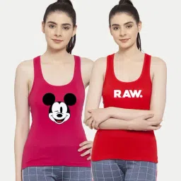 Friskers Multicolor Printed Camisole (Pack Of 2)-picture-32