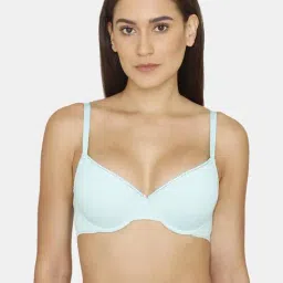 Rosaline by Zivame Light Blue Padded Bra-picture-35