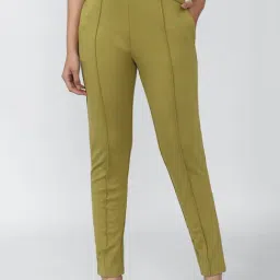 Forever 21 Olive Regular Fit Pants-picture-11