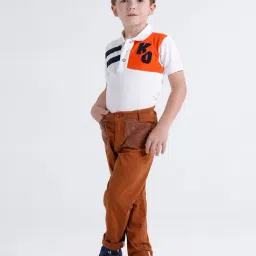 Kate & Oscar Boys Rust Pants image 4