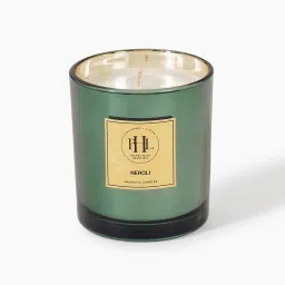 Pure Home and Living Green Scented Wax Filled Candle Jar - Neroli image 4