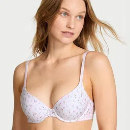 Victoria's Secret Floral Bra Full Coverage Underwired Lightly Padded-image-88