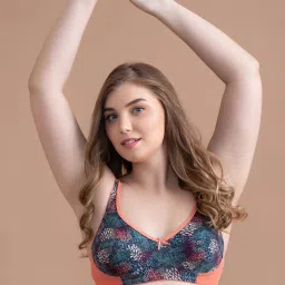 Clovia Blue Printed Non Padded Bra image 4