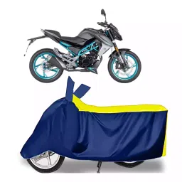 Auto Pearl Bike Cover for CFMoto 150NK BS6 (Yellow & Blue)-picture-26
