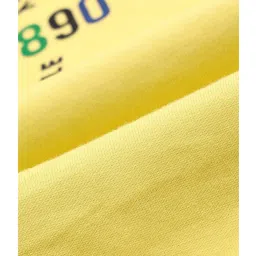 U.S. Polo Assn. Boys Light Yellow Printed T-Shirt image 4