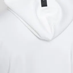 Adidas White Regular Fit Logo Printed Sports Hoodie image 4