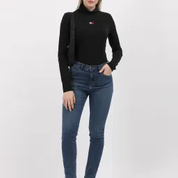 TOMMY HILFIGER Black Graphic Print T-Shirt image 4