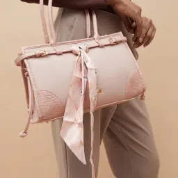 Code by Lifestyle Pink Satchel Handbag image 2