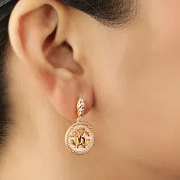 Roberto Cavalli Gold Stainless Steel Earrings image 4