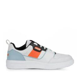 Leap7X by Liberty Men's White & Orange Casual Sneakers-picture-9