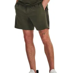 Under Armour Green Slim Fit Sports Shorts-picture-19