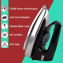 Klick KLKIR02 450 W Black Dry Iron image 3