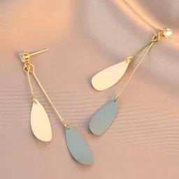 MYKI Gold-Plated Contemporary Drop Earrings image 4
