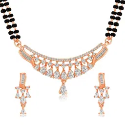 Peora Rose Collar Gold Drop Sets for Women-image-46