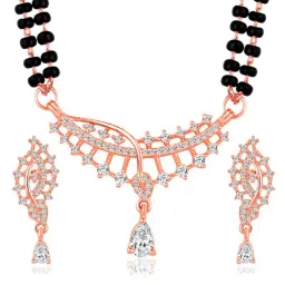 Peora Rose Collar Gold Drop Sets for Women-image-45