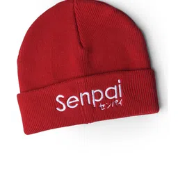 COMICSENSE Unisex Senpai Anime Embroidered Acrylic Beanie-picture-13