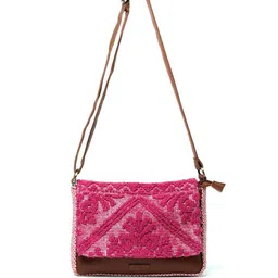 Maisha Floral Textured Swagger Sling Bag-picture-51