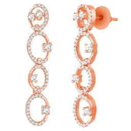 Peora Rose Gold Dangler Sets for Women image 4