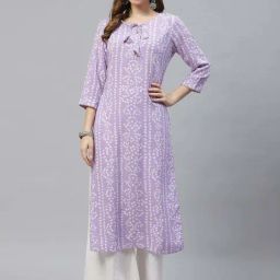 Piroh Lavender Bandhani Kurta-picture-17