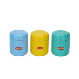 Sumeet Silver Stainless Steel 3 Pieces Containers-image-33