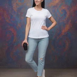 FBAR Slit Sleeve Cotton Top-image-9