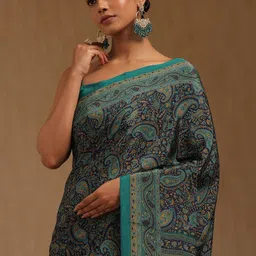 Soch Paisley Pure Crepe Saree-picture-27
