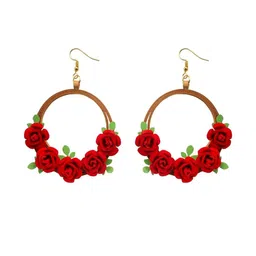 designers collection Adornity Women White Earrings-picture-11