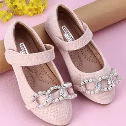 Cute Walk by Babyhug Embellished Sandals- Pink-picture-24
