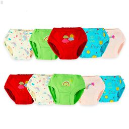 SuperBottoms Pack Of 10 Rainbow & Star With Cloud & Abstract Geometric Printed Briefs - Multi Colour-picture-4