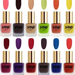 VOLO Set Of 12 Velvet Matte Nail Polish - 8 ml Each image 1
