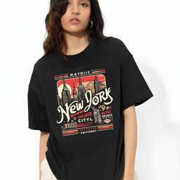 Moda Rapido Women Drop-Shoulder Sleeves T-shirt-picture-43