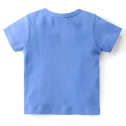 Babyhug 100% Cotton Interlock Knit Half Sleeves Vests Boat Print Pack of 3 - Multicolour image 5