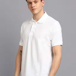 Organic Chics Men Solid Polo Collar Regular Fit T-shirt-picture-31