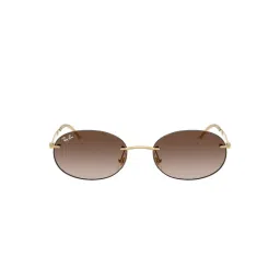 Ray-Ban Unisex Gradient Brown Lens Oval Sunglasses - 0RB3767001/1354-image-87