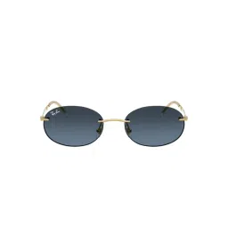 Ray-Ban Unisex Gradient Blue Lens Oval Sunglasses - 0RB3767001/4C54-picture-23