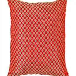 MERA HAAT Maroon Ethnic Motifs Square Cushion Covers-image-61