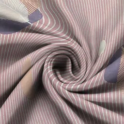 WEAVE AND DECOR Pink & White Printed 300 TC Cotton Single Bedsheet Set 2.28 m x 1.52 m image 5