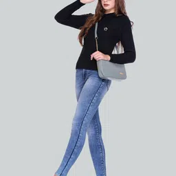 Melvin Women Self Design Woollen Pullover-image-23