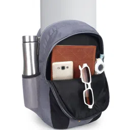 WILDSKILL Unisex Brand Logo Backpack with Compression Straps image 4