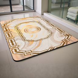 IVAZA Peach 1000 GSM Silicone Bath Rugs-picture-24