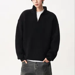 HERE&NOW Men Ribbed Pullover image 5